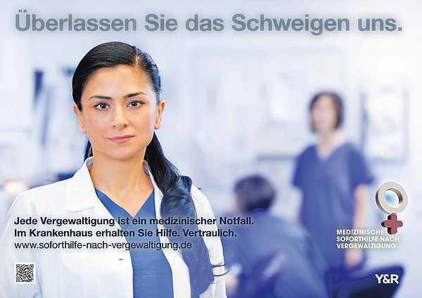 Plakat 2 zur Soforthilfe nach Vergewaltigung
